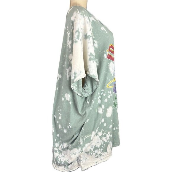 Vinyl Icons +6 Tie-Dye Aged Any Way Journey Band Graphic Short Sleeve T-Shirt - Picture 3 of 6